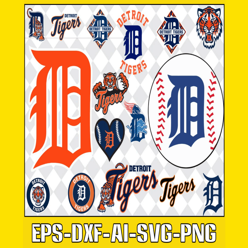 Detroit Tigers Svg, Tigers Svg, Mlb Svg, Baseball Svg File, Baseball ...