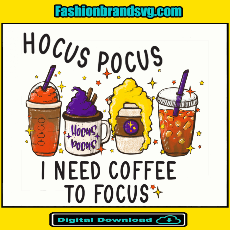 I Need Coffee To Focus