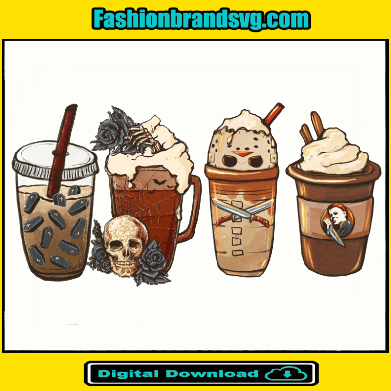 Halloween Skull Coffee Png