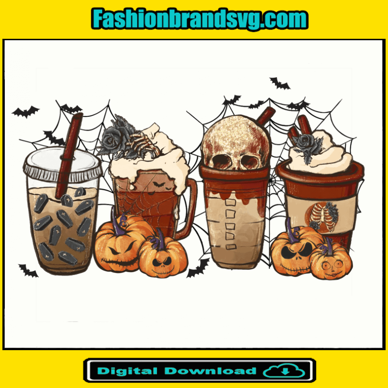 Halloween Coffee Cup Design