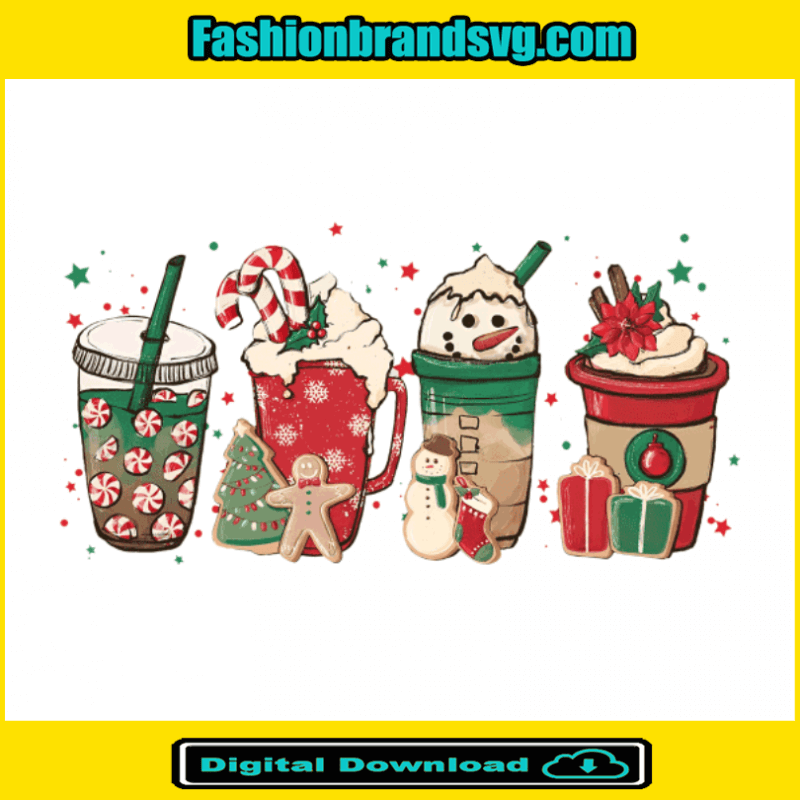 Christmas Coffee Drink Png