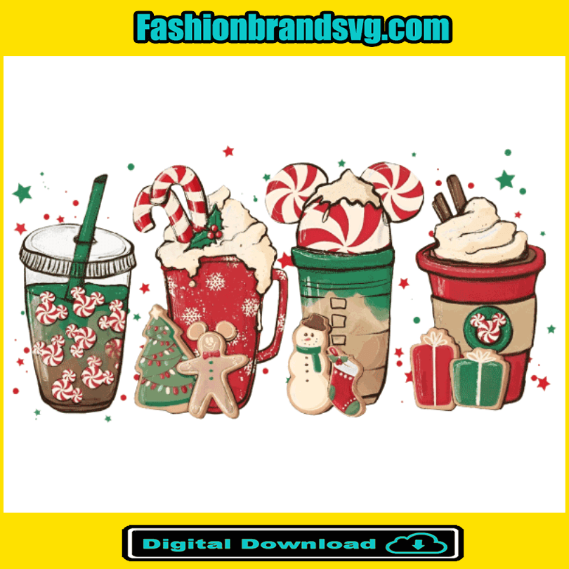 Christmas Latte Drink Png