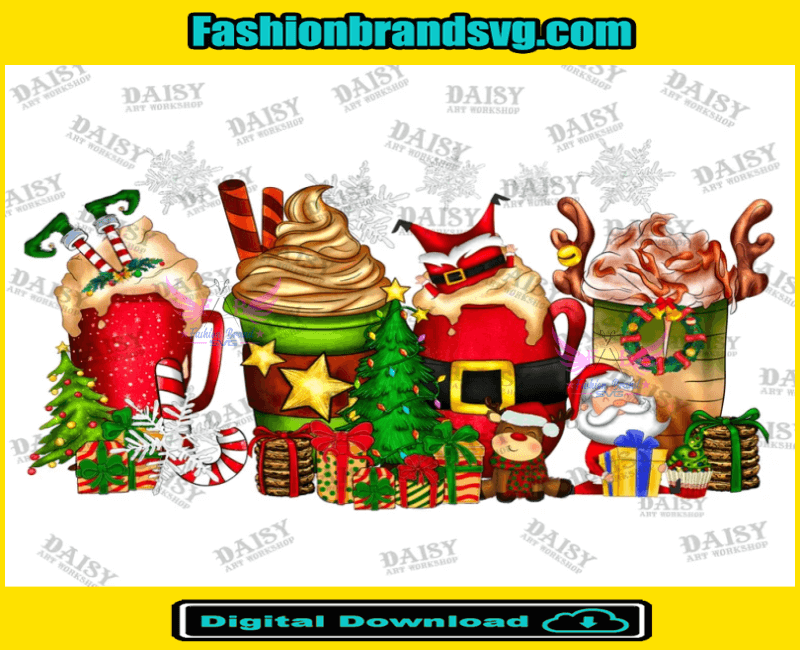 Christmas Coffee Drink Png