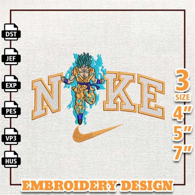 nike-x-dragon-ball-embroidery-design-anime-custom-embroidery