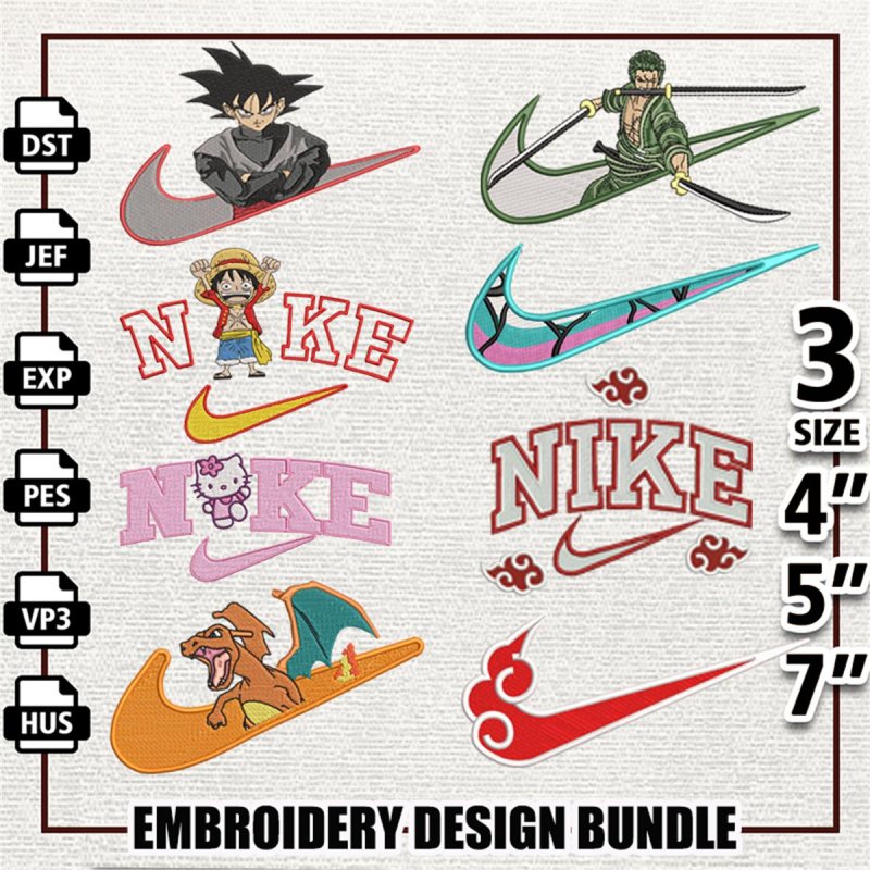bundle-anime-embroidery-design-nike-embroidery-design